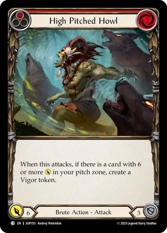 High Pitched Howl (Red) - Flesh and Blood TCG - MoxLand