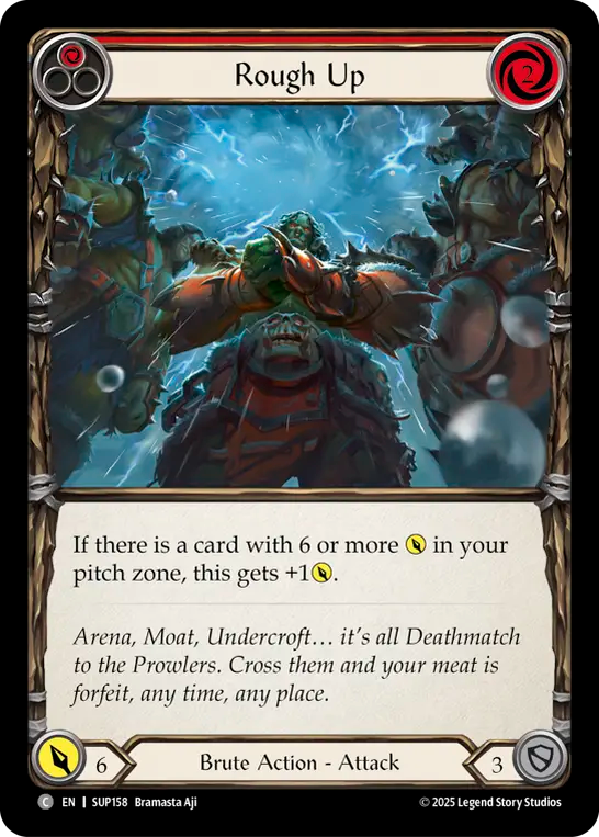 Rough Up (Red) - Flesh and Blood TCG - MoxLand