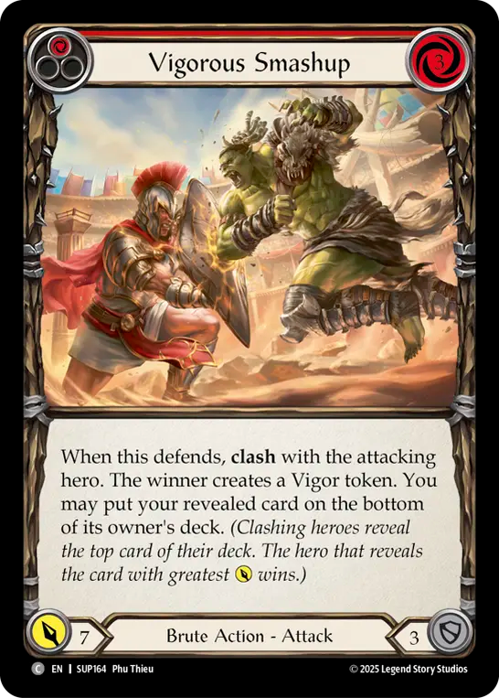 Vigorous Smashup (Red) - Flesh and Blood TCG - MoxLand