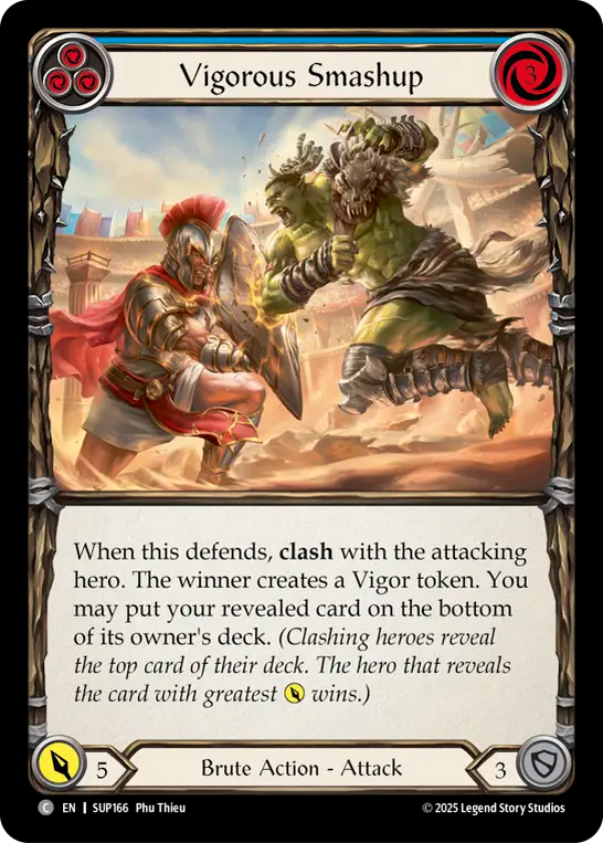 Vigorous Smashup (Blue) - Flesh and Blood TCG - MoxLand