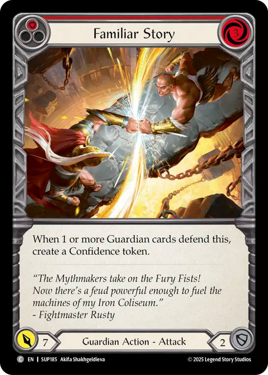 Familiar Story (Red) - Flesh and Blood TCG - MoxLand