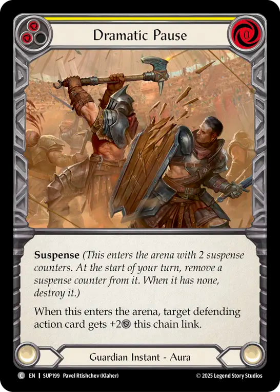 Dramatic Pause (Yellow) - Flesh and Blood TCG - MoxLand