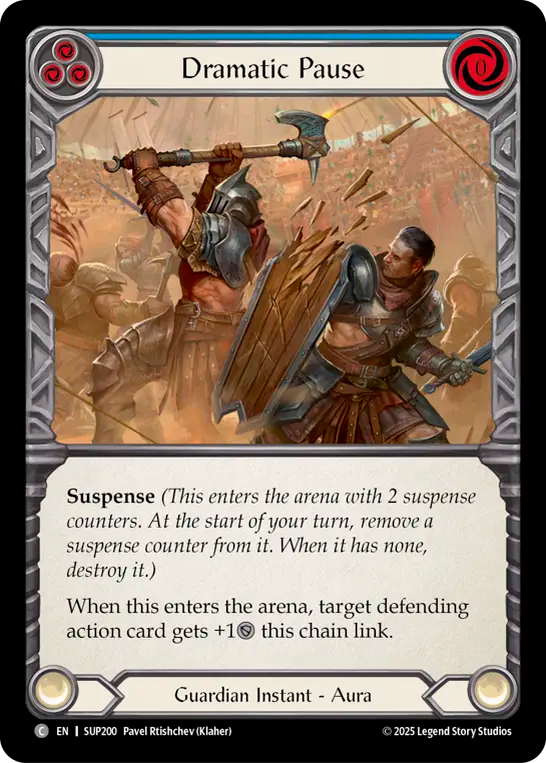 Dramatic Pause (Blue) - Flesh and Blood TCG - MoxLand