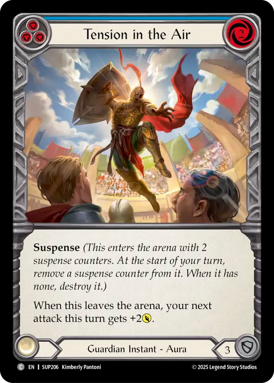 Tension in the Air (Blue) - Flesh and Blood TCG - MoxLand