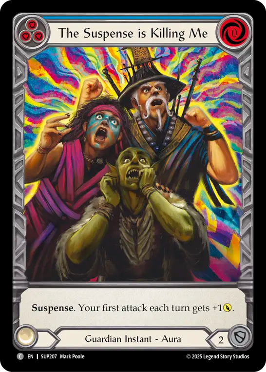 The Suspense is Killing Me (Blue) - Flesh and Blood TCG - MoxLand
