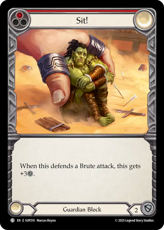 Sit! (Red) - Flesh and Blood TCG - MoxLand