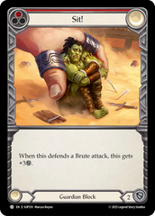 Sit! (Red) - Flesh and Blood TCG - MoxLand