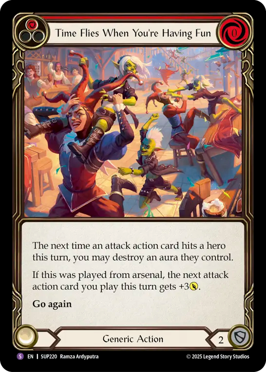 Time Flies When You're Having Fun (Red) - Flesh and Blood TCG - MoxLand