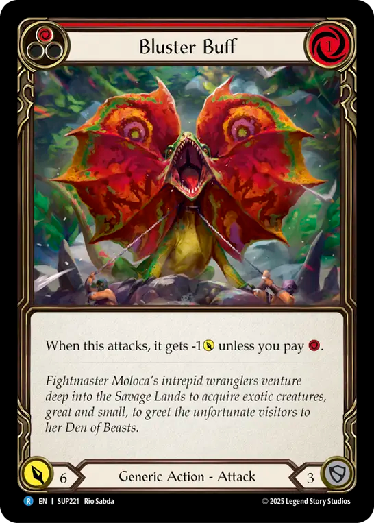 Bluster Buff (Red) - Flesh and Blood TCG - MoxLand