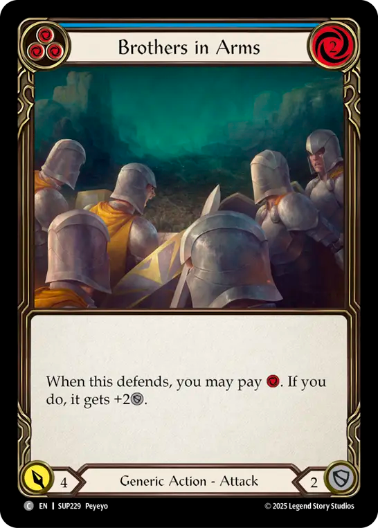 Brothers in Arms (Blue) - Flesh and Blood TCG - MoxLand