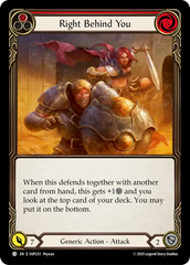 Right Behind You (Red) - Flesh and Blood TCG - MoxLand