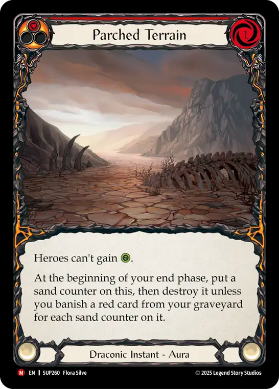 Parched Terrain (Red) - Flesh and Blood TCG - MoxLand