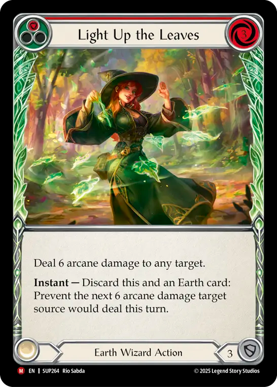 Light Up the Leaves (Red) - Flesh and Blood TCG - MoxLand