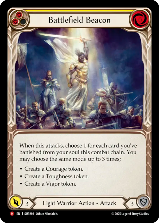 Battlefield Beacon (Yellow) - Flesh and Blood TCG - MoxLand