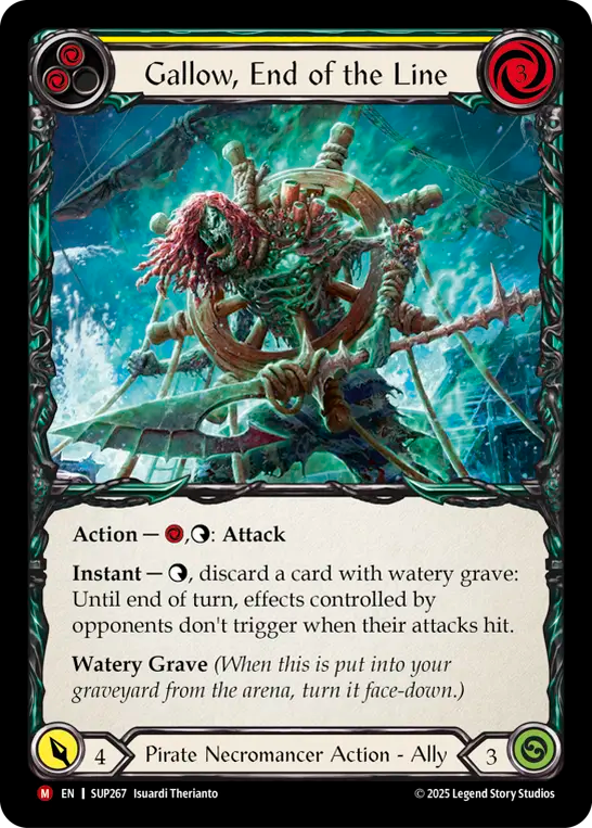 Gallow, End of the Line (Yellow) - Flesh and Blood TCG - MoxLand