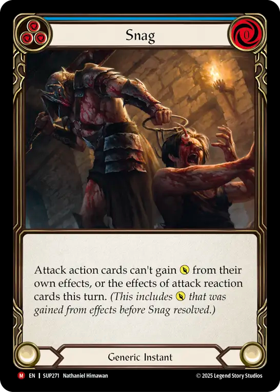 Snag (Blue) - Flesh and Blood TCG - MoxLand