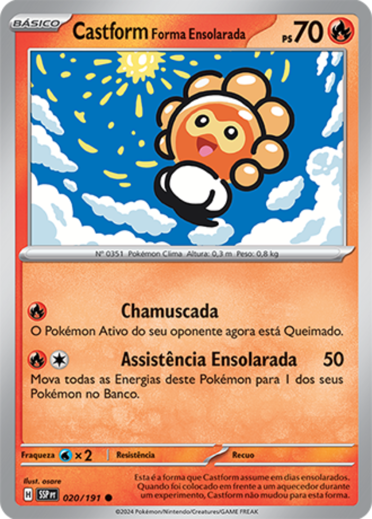 Castform Forma Ensolarada - Pokémon TCG - MoxLand