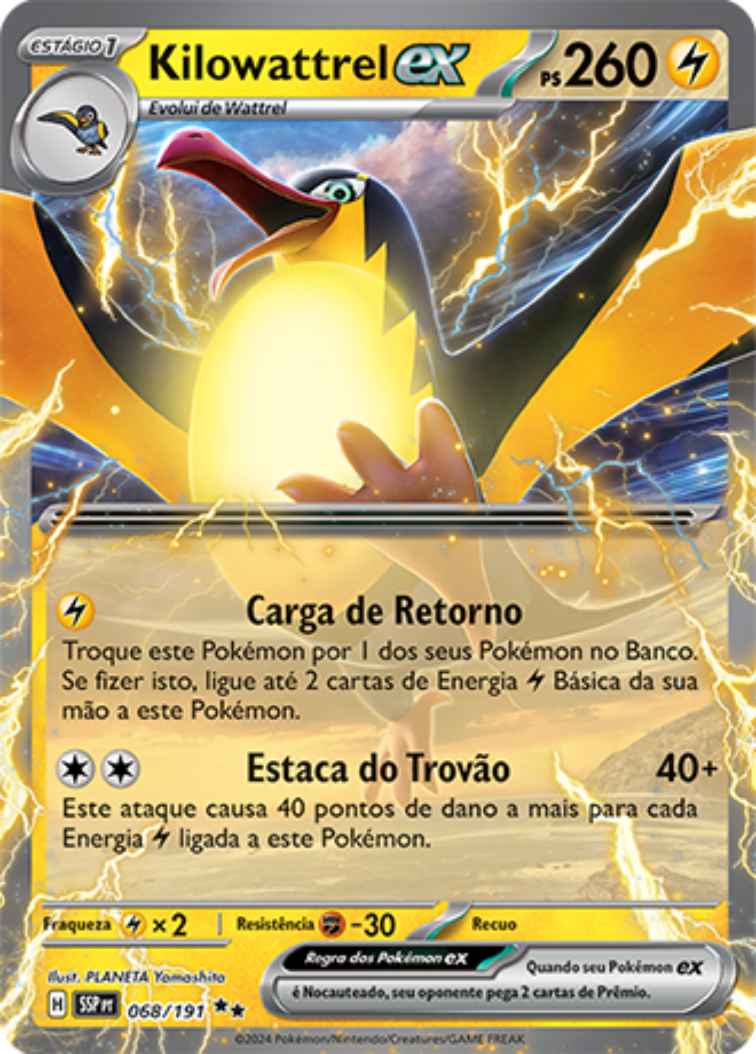 Kilowattrel ex - Pokémon TCG - MoxLand