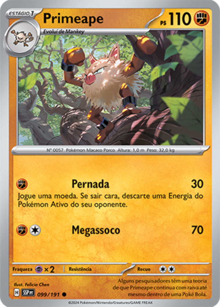 Primeape - Pokémon TCG - MoxLand