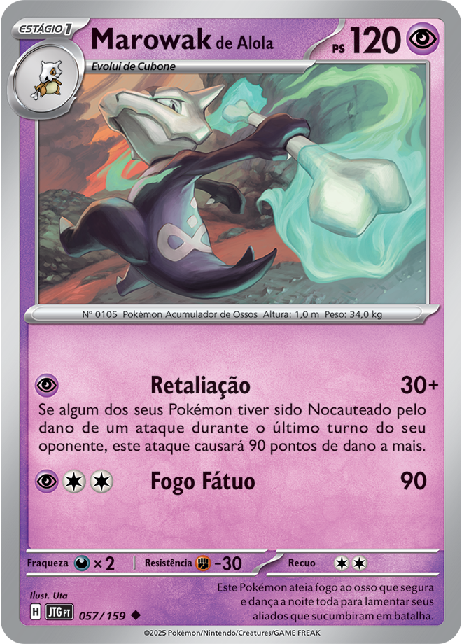 Marowak de Alola - Pokémon TCG - MoxLand