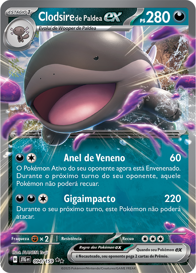 Clodsire de Paldea ex - Pokémon TCG - MoxLand