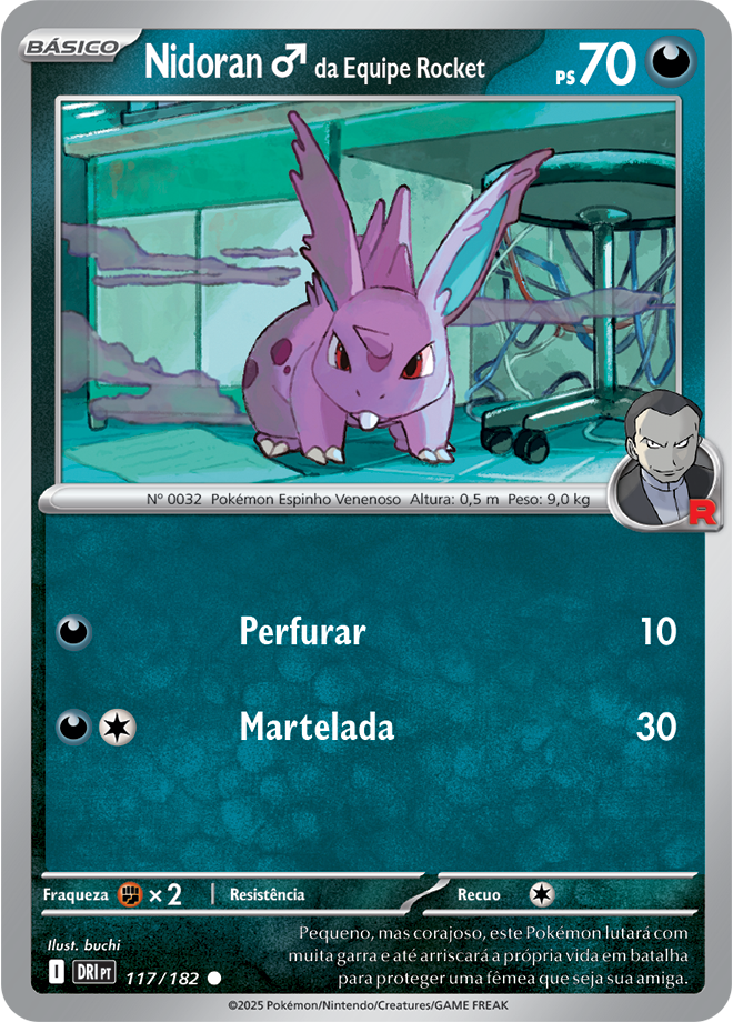 Nidoran♂ da Equipe Rocket - Pokémon TCG - MoxLand