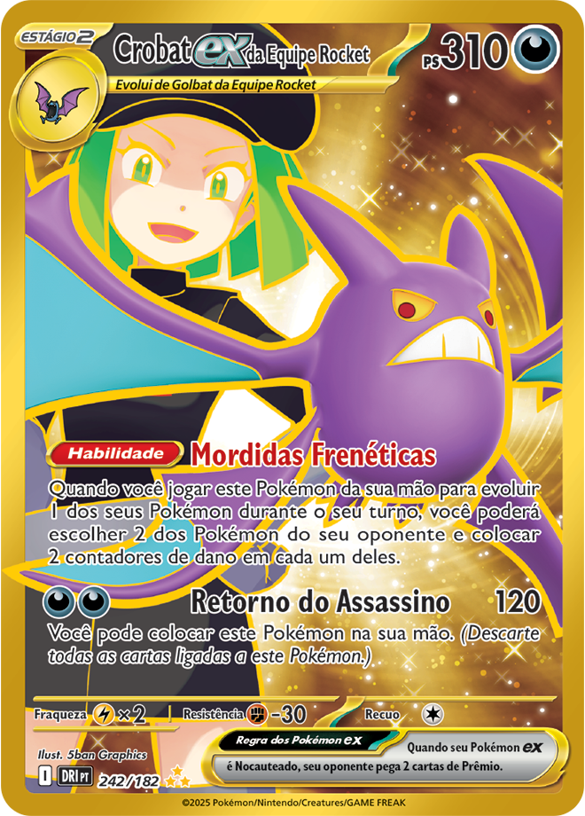 Crobat ex da Equipe Rocket - Pokémon TCG - MoxLand