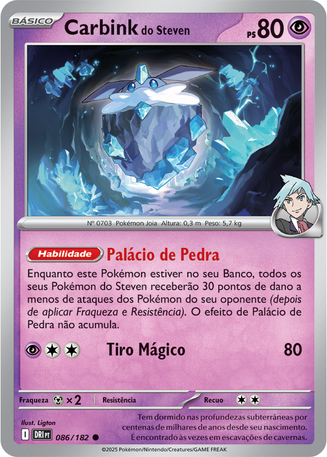 Carbink do Steven - Pokémon TCG - MoxLand