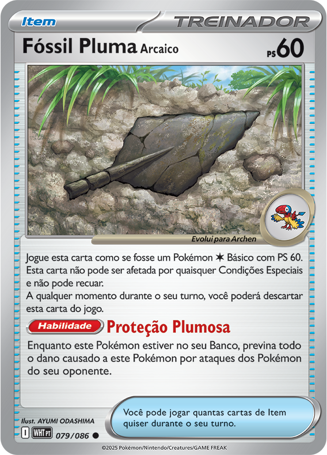 Fossíl Pluma Arcaico - Pokémon TCG - MoxLand