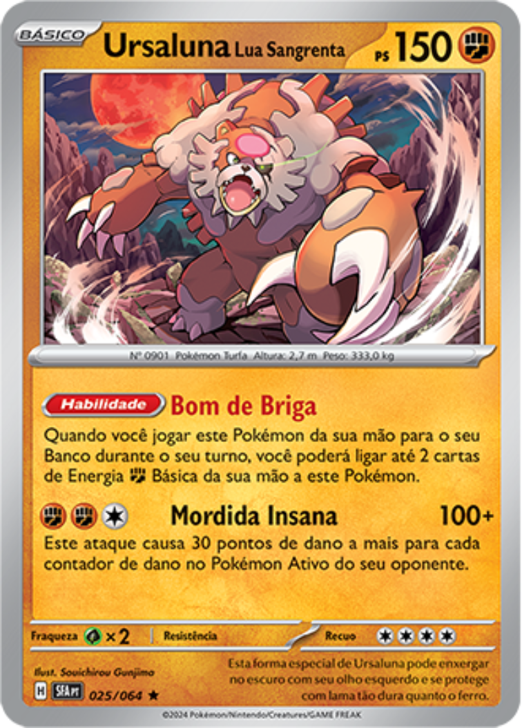 Ursaluna Lua Sangrenta - Pokémon TCG - MoxLand