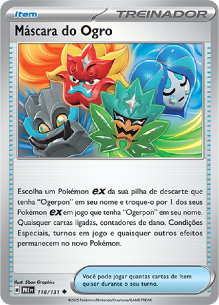 Máscara do Ogro - Pokémon TCG - MoxLand