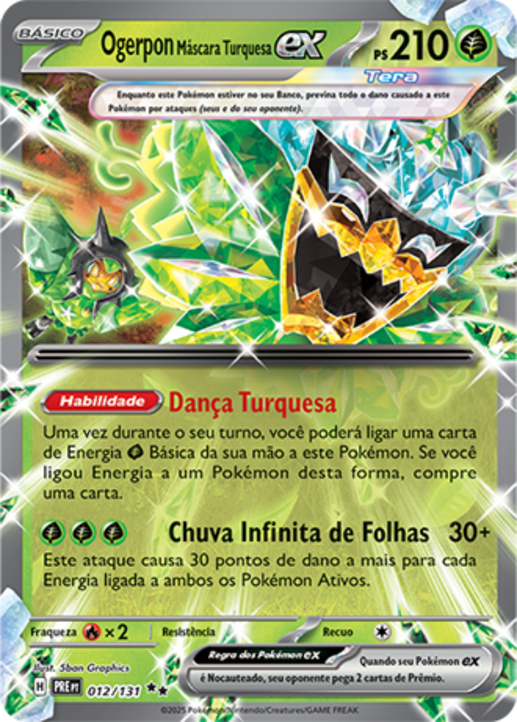 Ogerpon Máscara Turquesa ex - Pokémon TCG - MoxLand