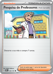 Pesquisa de Professores - Pokémon TCG - MoxLand
