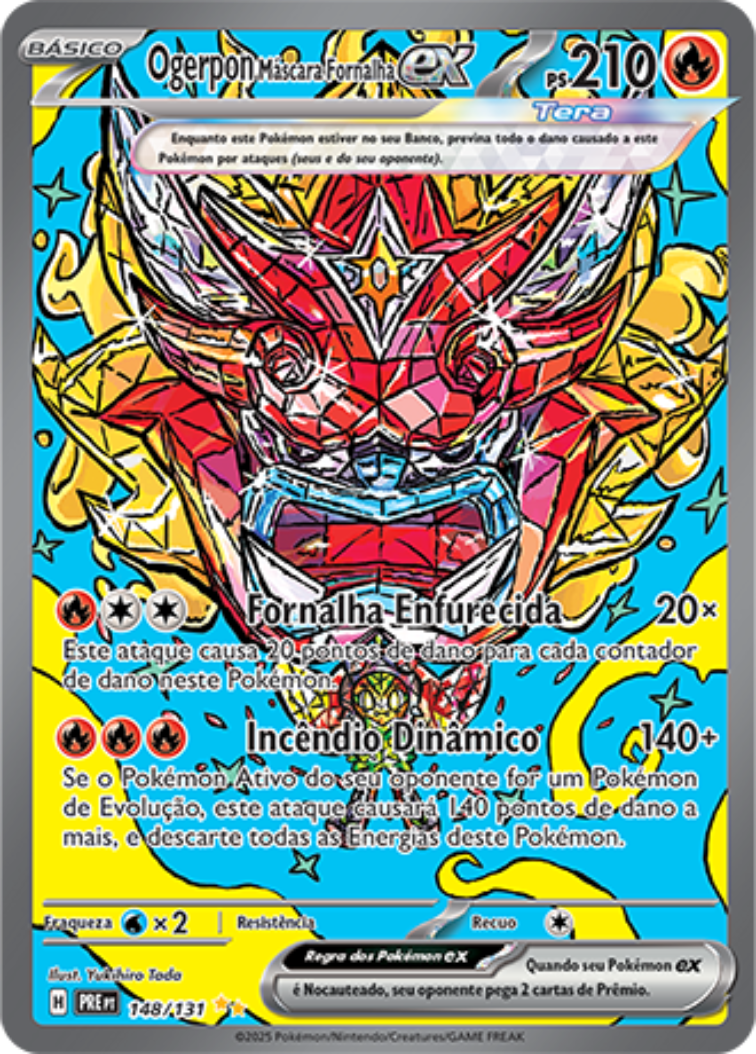 Ogerpon Máscara Fornalha ex - Pokémon TCG - MoxLand