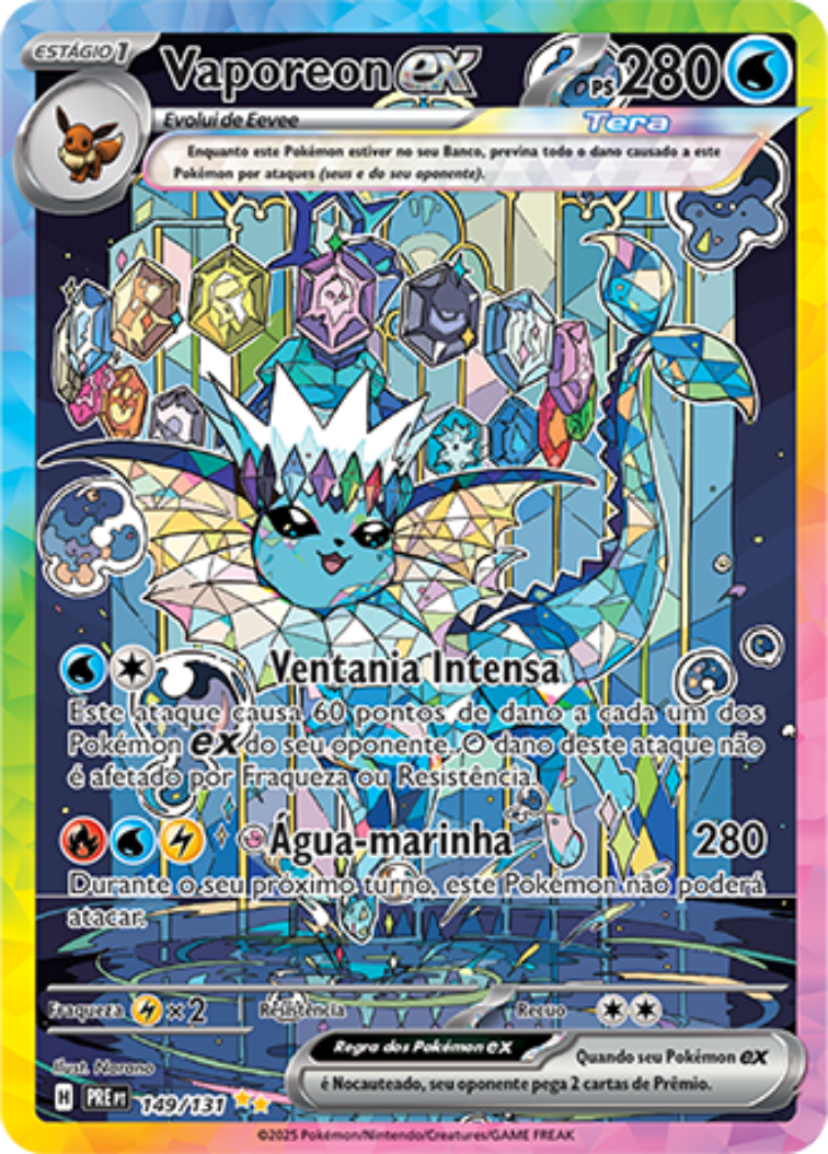 Vaporeon ex - Pokémon TCG - MoxLand