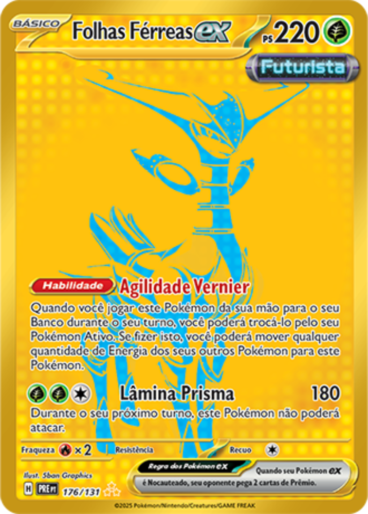 Folhas Férreas ex - Pokémon TCG - MoxLand