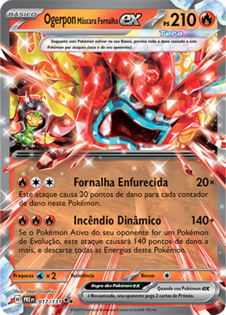 Ogerpon Máscara Fornalha ex - Pokémon TCG - MoxLand