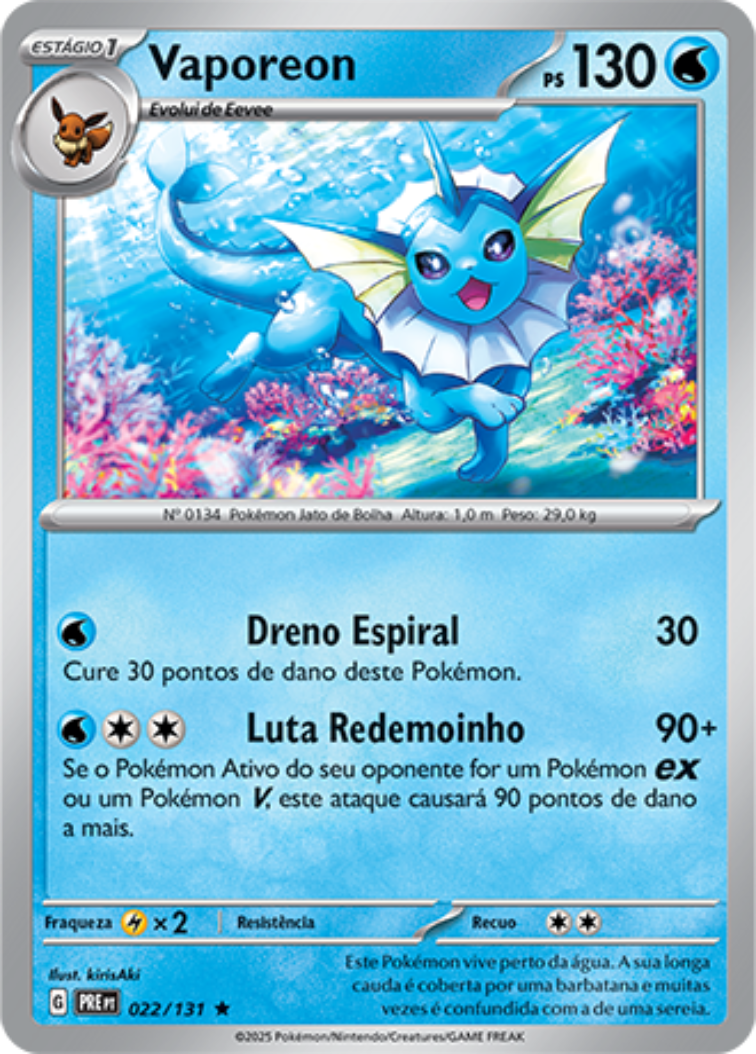 Vaporeon - Pokémon TCG - MoxLand