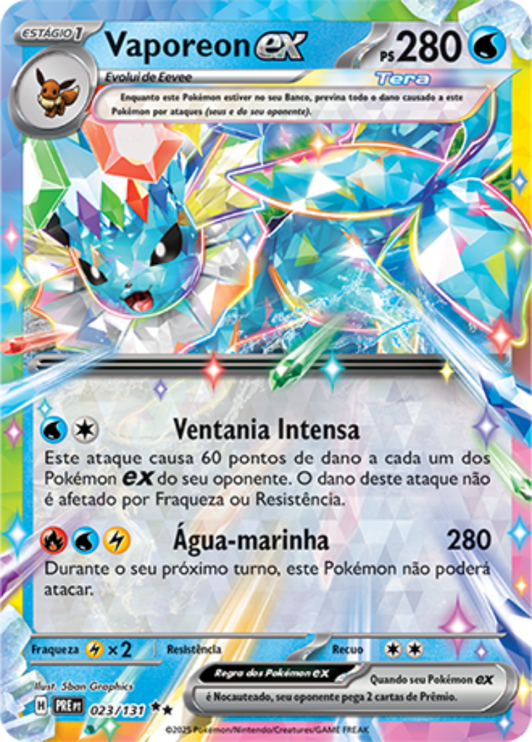 Vaporeon ex - Pokémon TCG - MoxLand