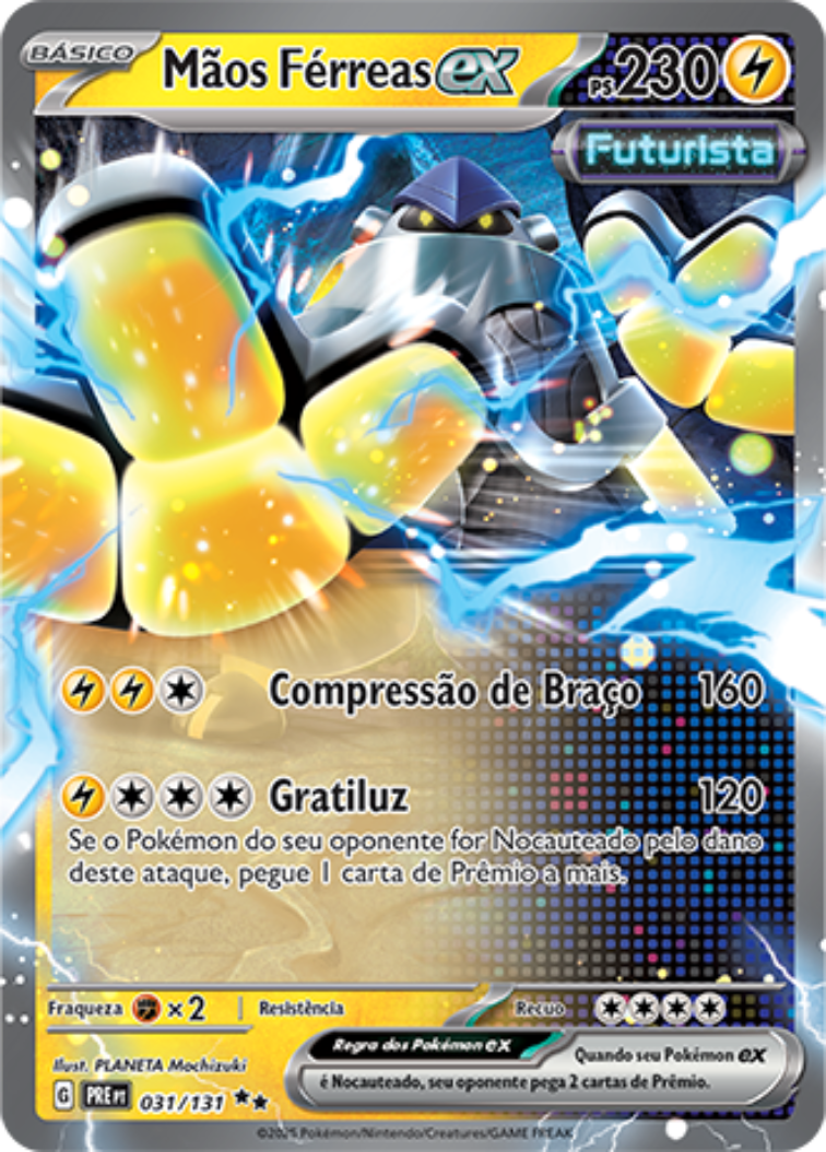 Mãos Férreas ex - Pokémon TCG - MoxLand