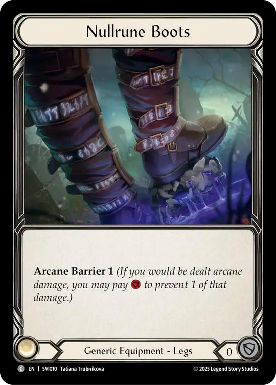 Nullrune Boots - Flesh and Blood TCG - MoxLand