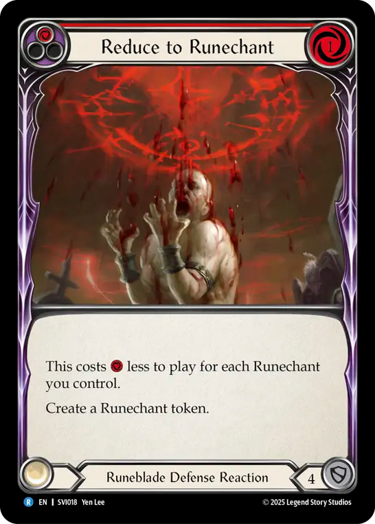 Reduce to Runechant (Red) - Flesh and Blood TCG - MoxLand