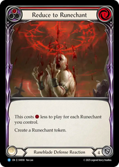 Reduce to Runechant (Red) - Flesh and Blood TCG - MoxLand