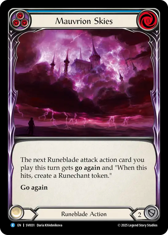 Mauvrion Skies (Blue) - Flesh and Blood TCG - MoxLand