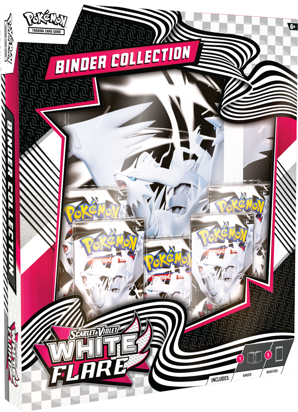 Scarlet & Violet White Flare Binder Collection - Pokémon TCG - MoxLand