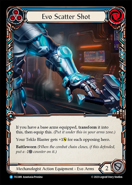 Evo Scatter Shot (Blue) - Flesh and Blood TCG - MoxLand