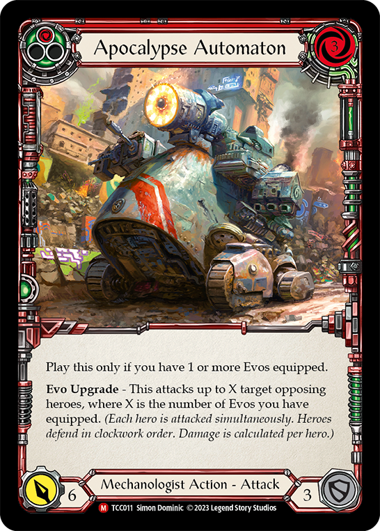 Apocalypse Automaton (Red) - Flesh and Blood TCG - MoxLand