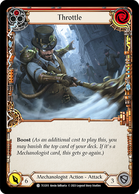 Throttle (Red) - Flesh and Blood TCG - MoxLand
