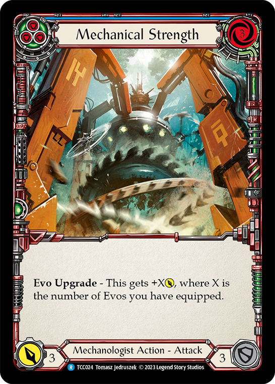 Mechanical Strength (Blue) - Flesh and Blood TCG - MoxLand
