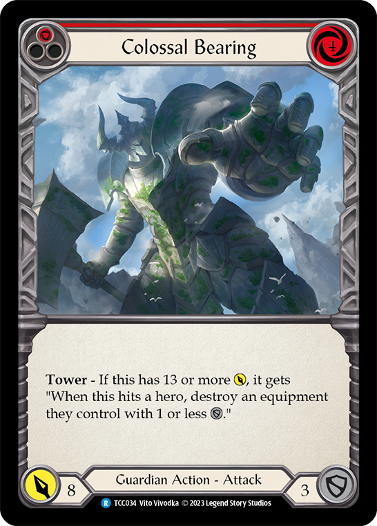 Colossal Bearing (Red) - Flesh and Blood TCG - MoxLand